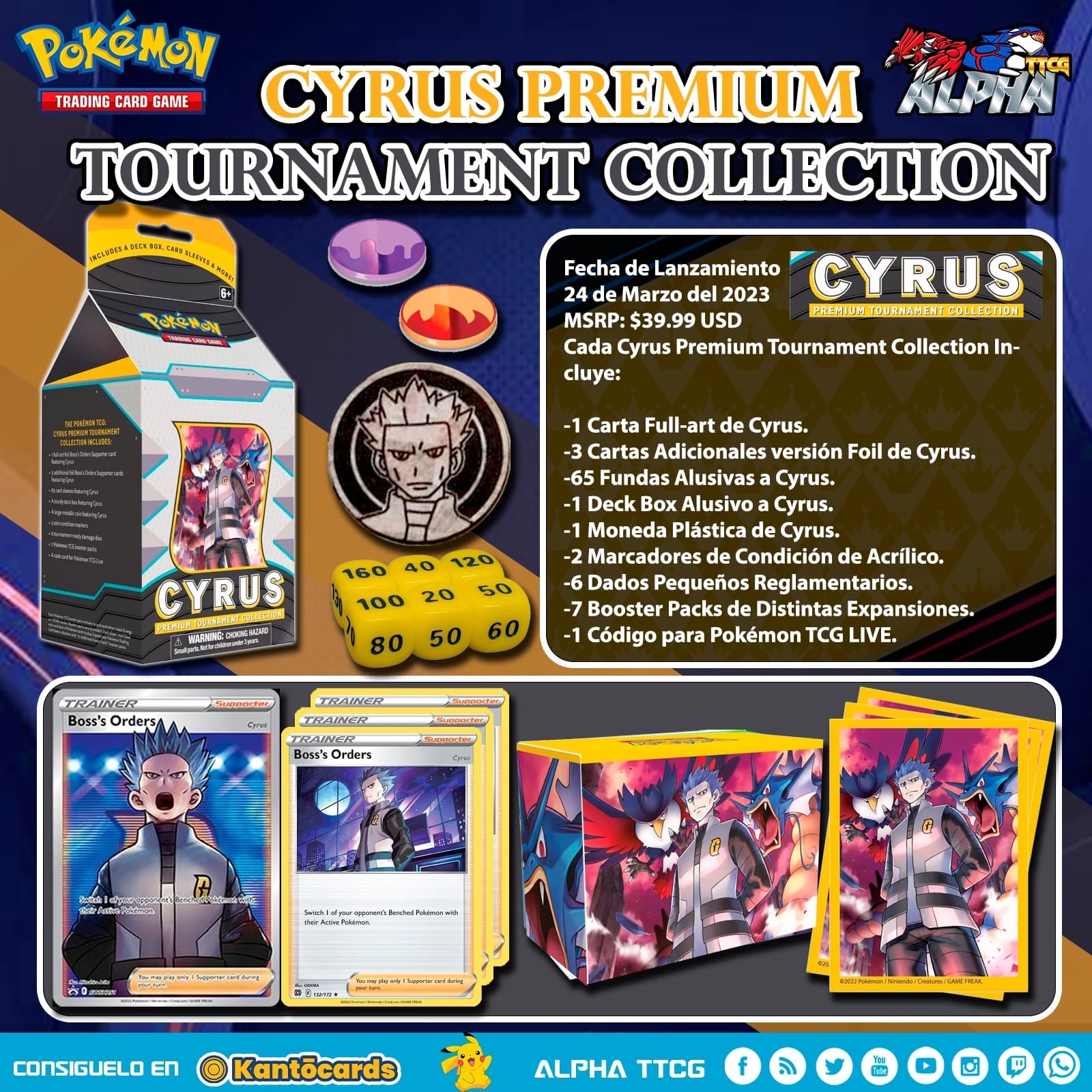 Cyrus Premium Tournament Collection-Kantocards