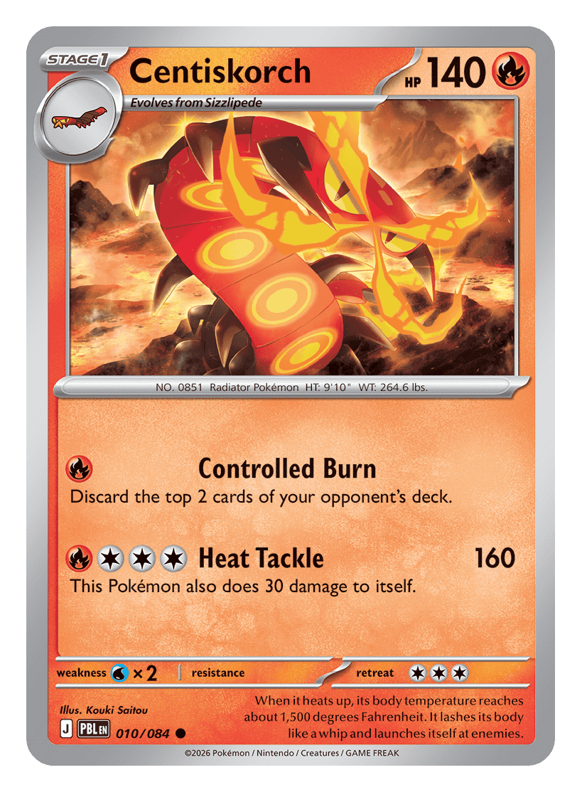 Centiskorch - 010/084 - common
