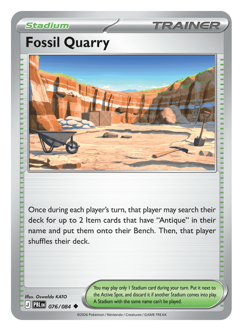 Fossil Quarry 076/084 - uncommon