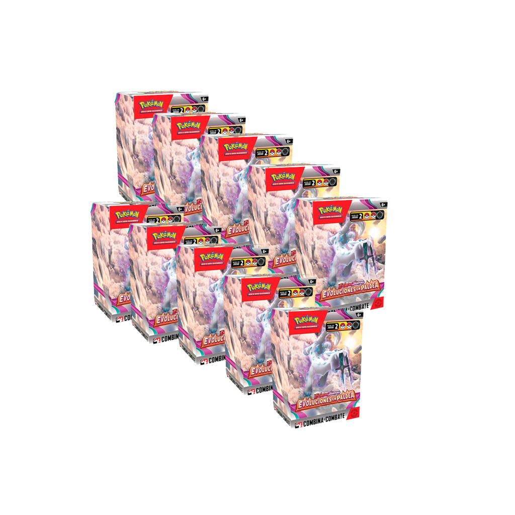 Display Evoluciones en Paldea - 10 Combina y Combate- Español-Kantocards