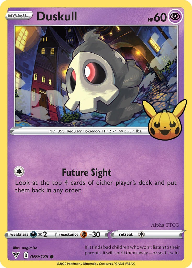 Duskull 069/185 - Common - Trick or Trade 2023-Kantocards