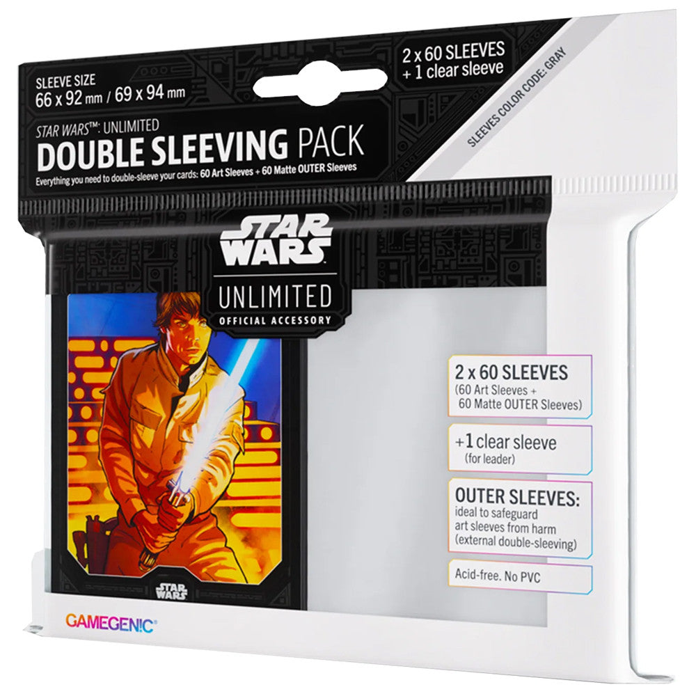 Star Wars Unlimited Art Sleeves Double Sleeving Pack Luke Skywalker-Kantocards