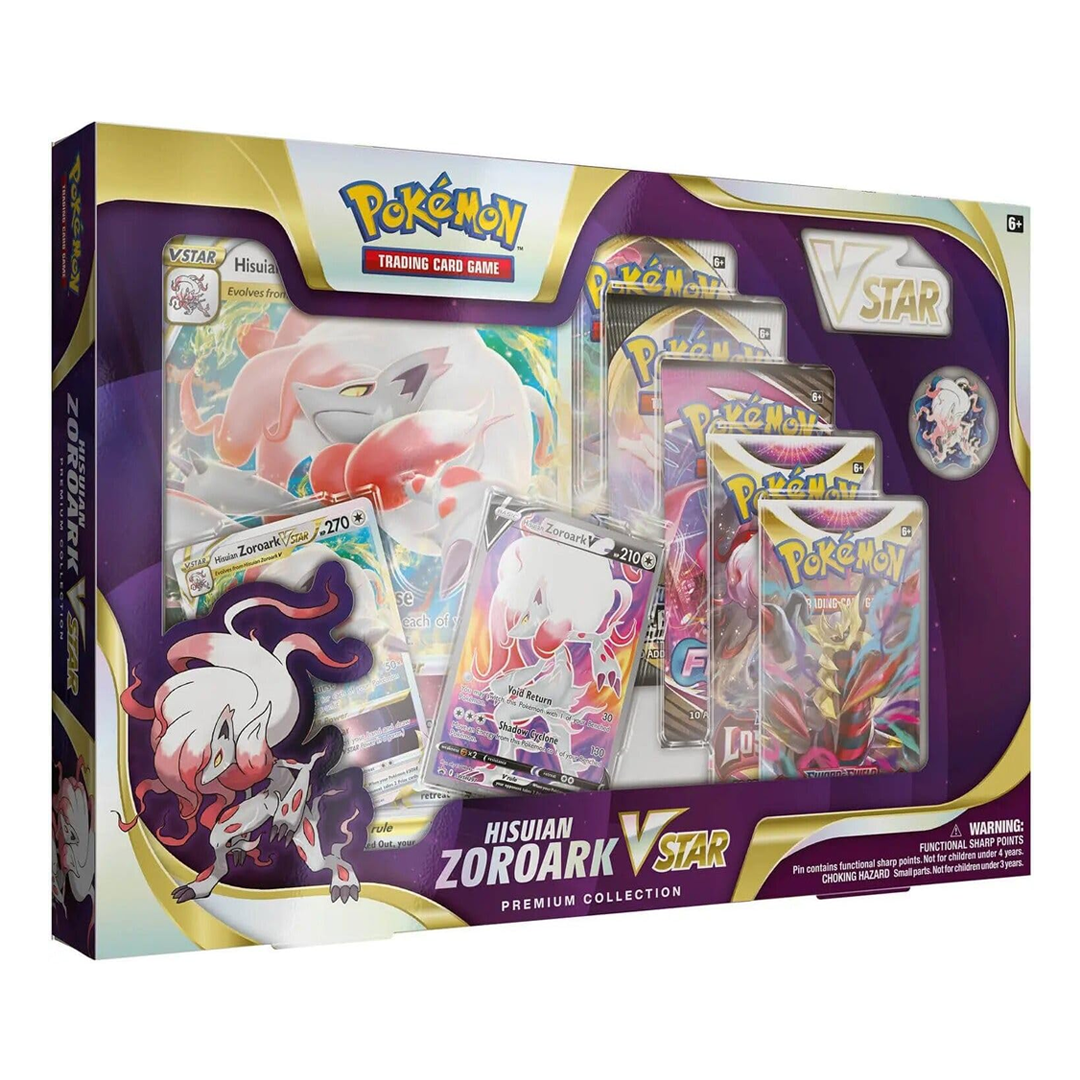Hisuian Zoroark VSTAR Premium Collection Box Español-Kantocards