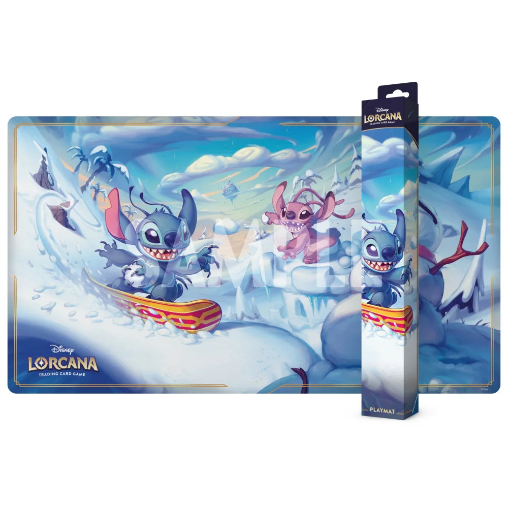 Disney Lorcana: Hyperia City -SET 14- Stitch & Angel Playmat