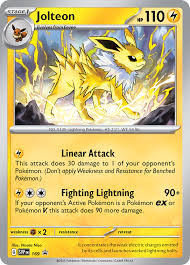 Jolteon SVP 169 - Prismatic Evolutions-Kantocards