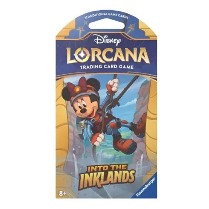 Sleeved Booster Pack Disney Lorcana - Into the Inklands -Kantocards