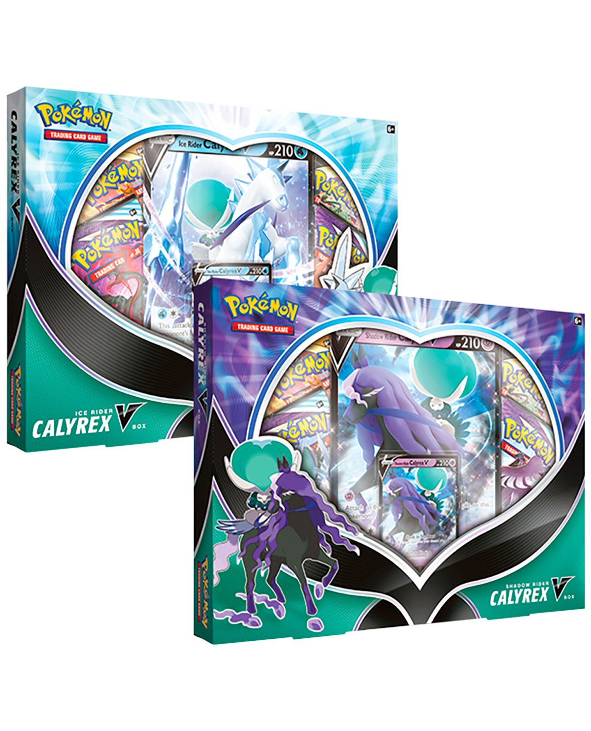 Par Calyrex V Box Ice Rider & Shadow Rider -Español-Kantocards