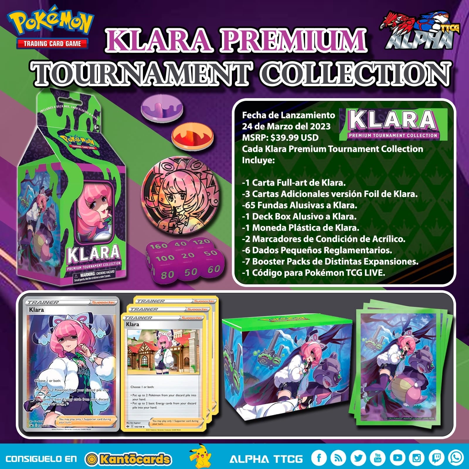 Klara Premium Tournament Collection-Kantocards