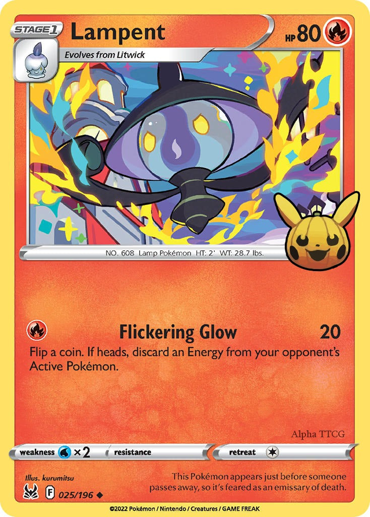 Lampent 025/196 - Uncommon - Trick or Trade 2023-Kantocards
