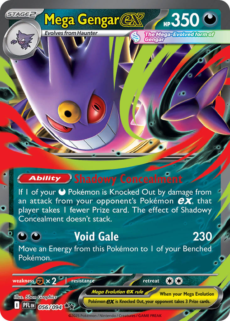 Mega Gengar ex 056/094 - Double Rare – Kantocards