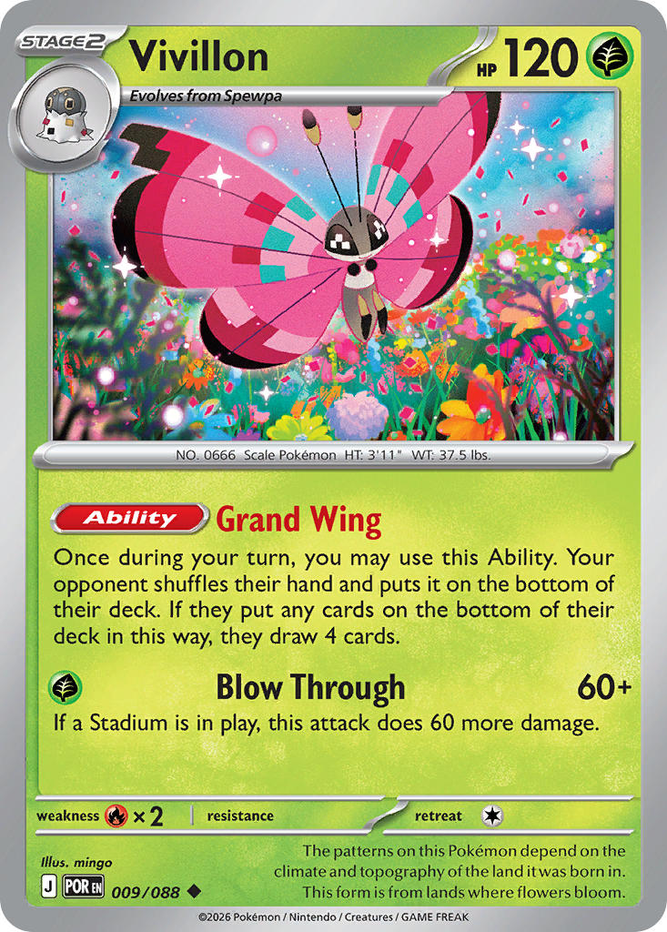 Vivillon 009/088 - Uncommon