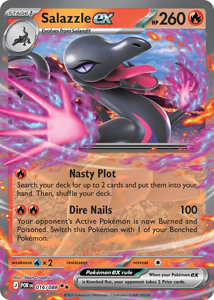 Salazzle ex 016/088 - Double Rare