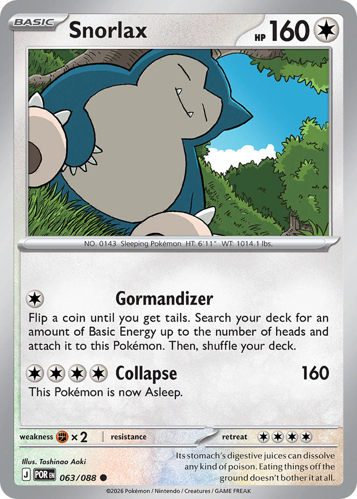 Snorlax 063/088 - Common