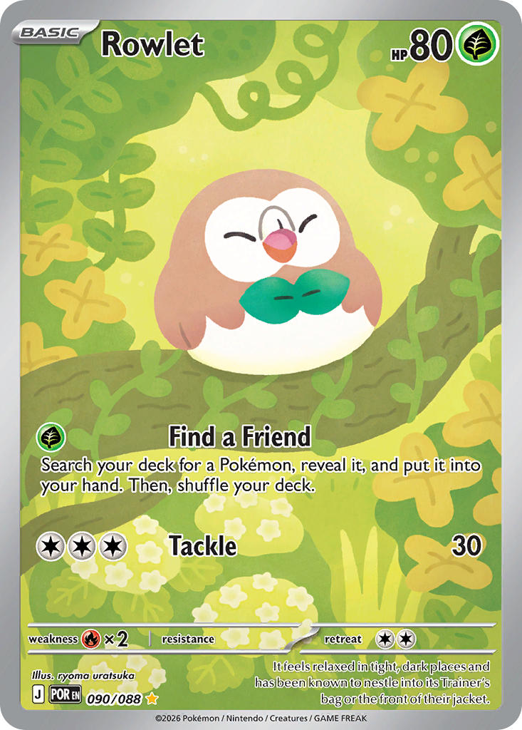 Rowlet 090/088 - Illustration Rare