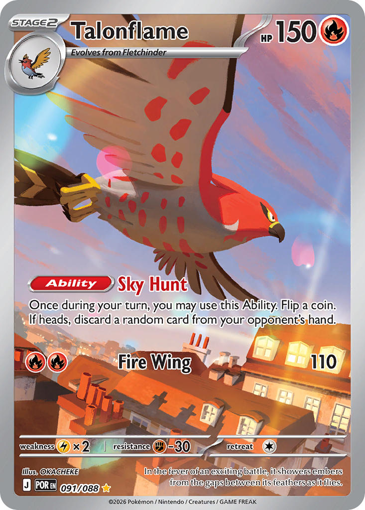 Talonflame 091/088 - Illustration Rare