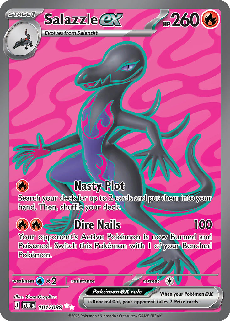 Salazzle ex 101/088 - Ultra Rare