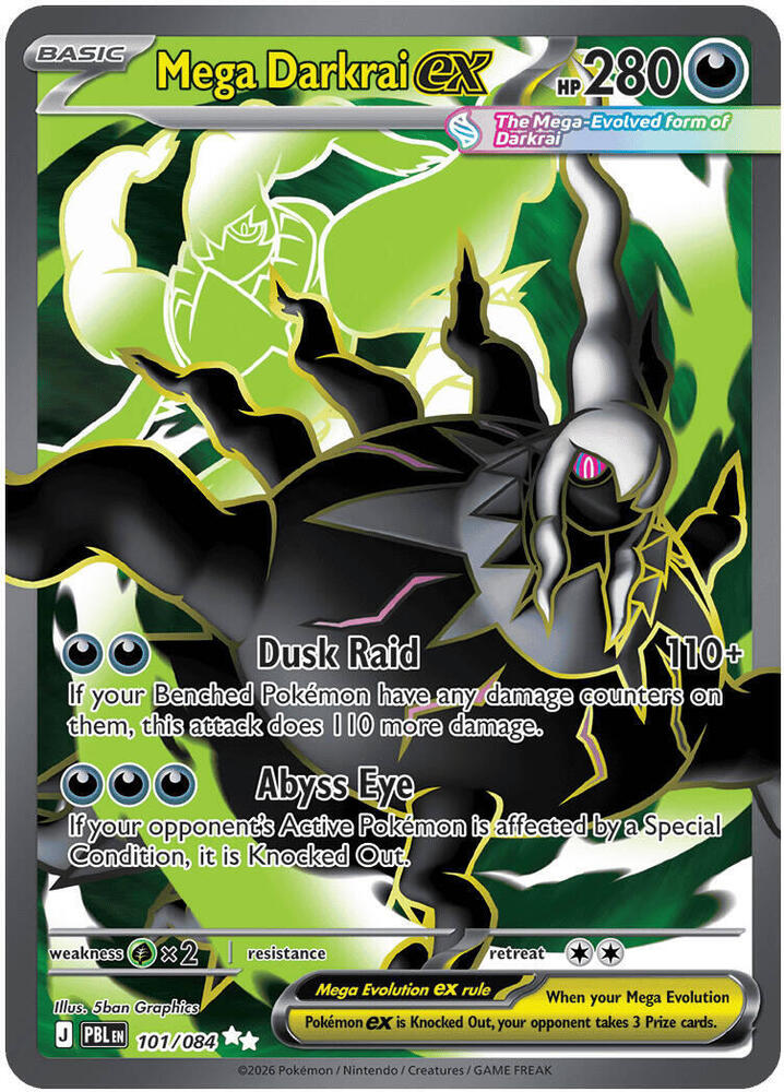 Mega Darkrai ex - 101/084 (Español)