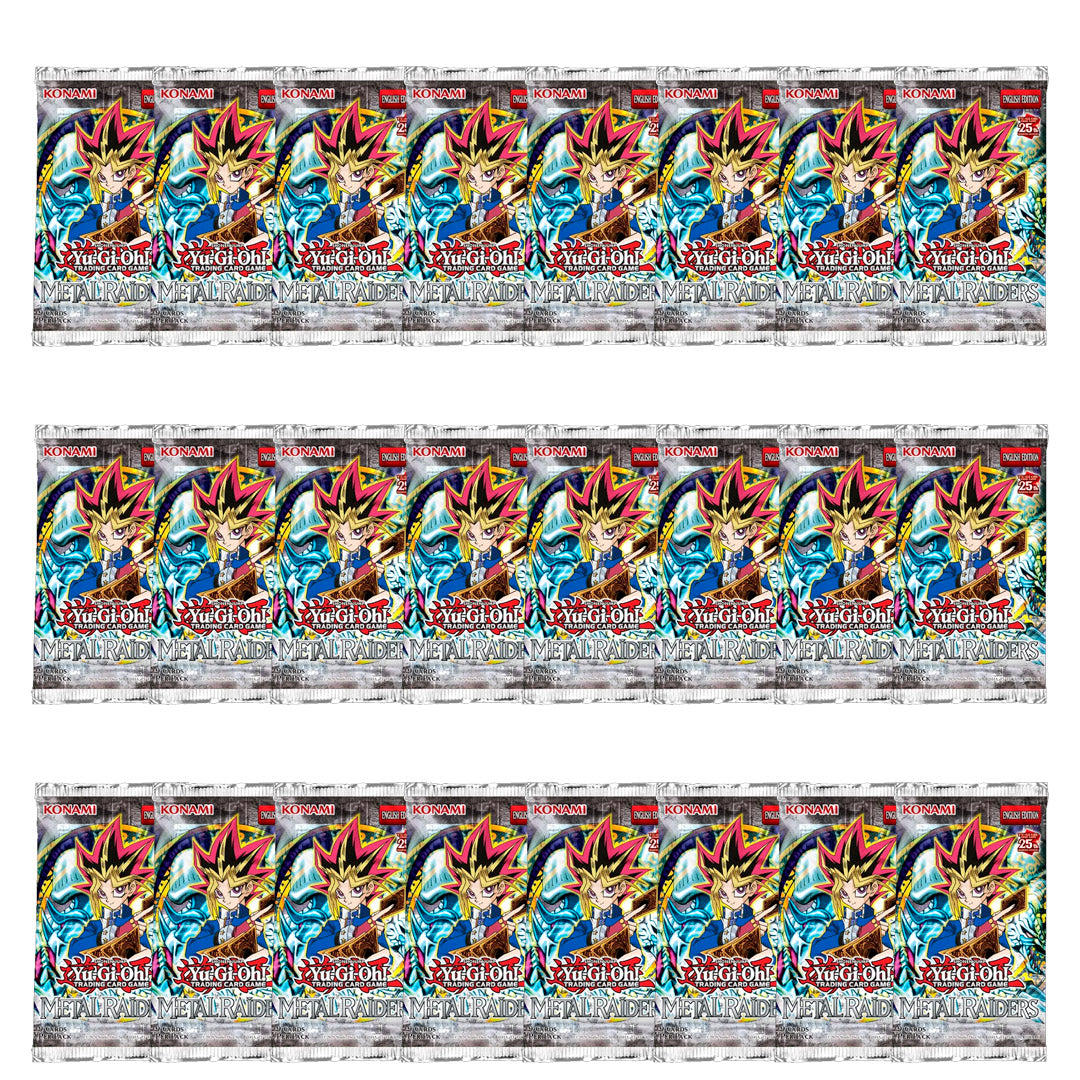 YU-GI-OH! TCG METAL RAIDERS - 24 Sobres Equivalente Booster Box-Kantocards