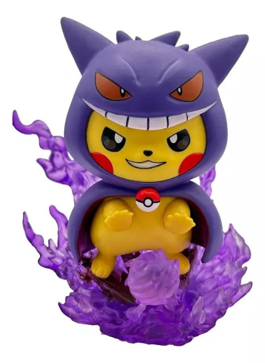 Figura de Pikachu poncho (Gengar)-Kantocards