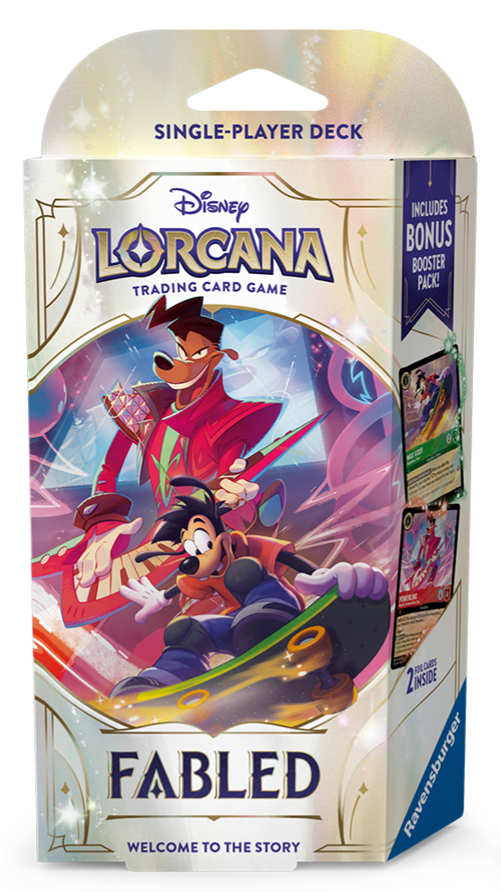 Lorcana: Fabled - Single-Player Deck - (Max Goof & Powerline) PREVENTA-Kantocards