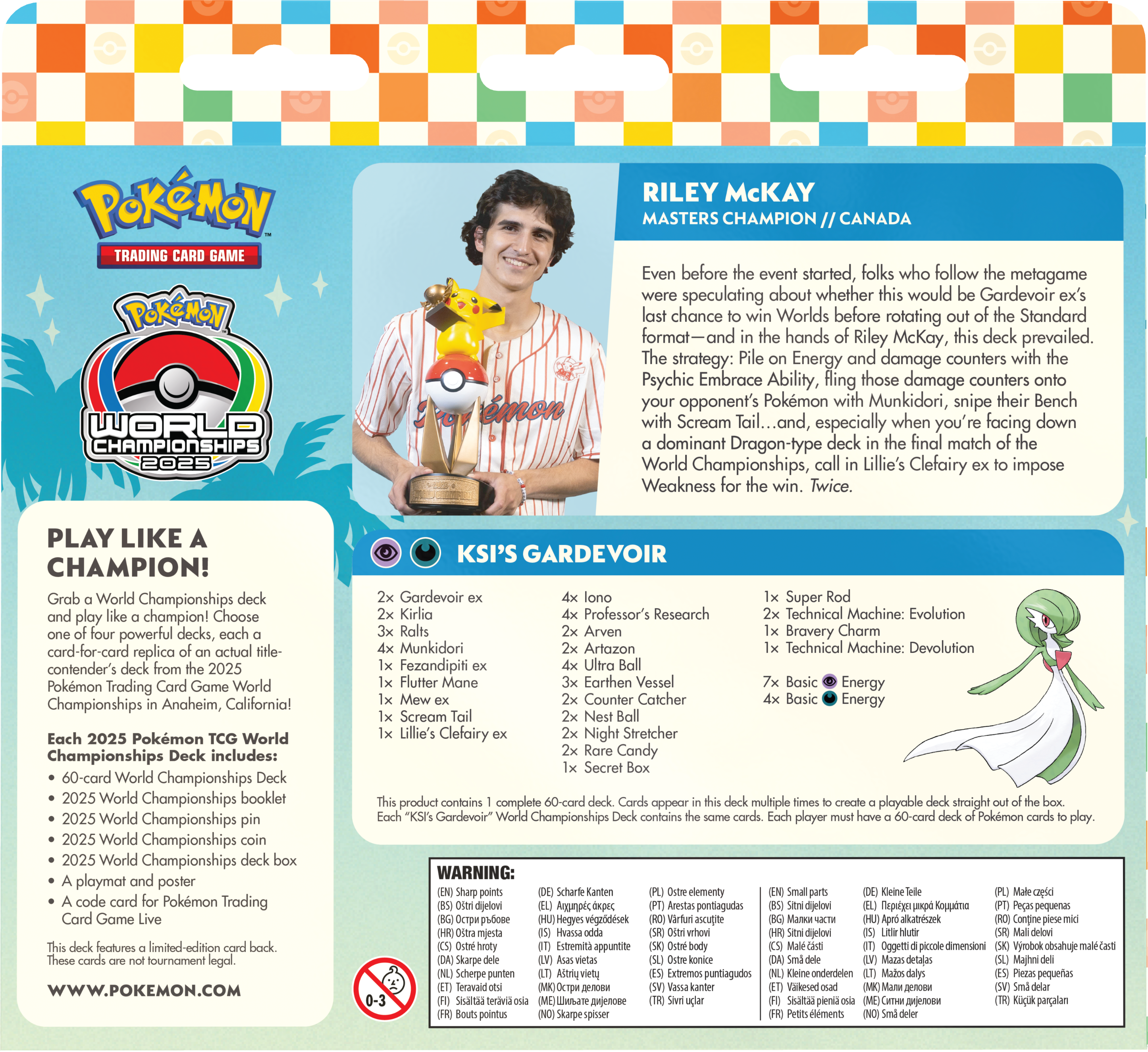 Pokémon World Championships Decks 2025 Anaheim DISPLAY