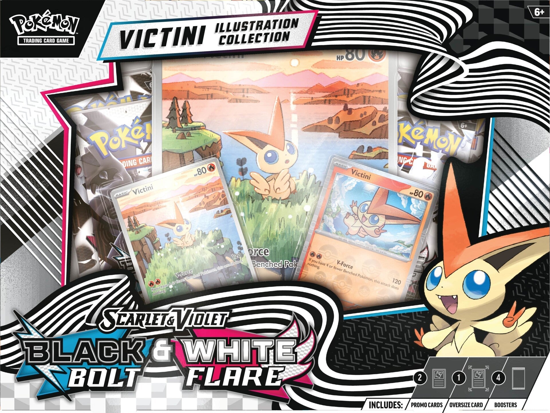 【英語版】Victini Illustration Collection Victini Illustration Collection - Black Bolt & White Flare