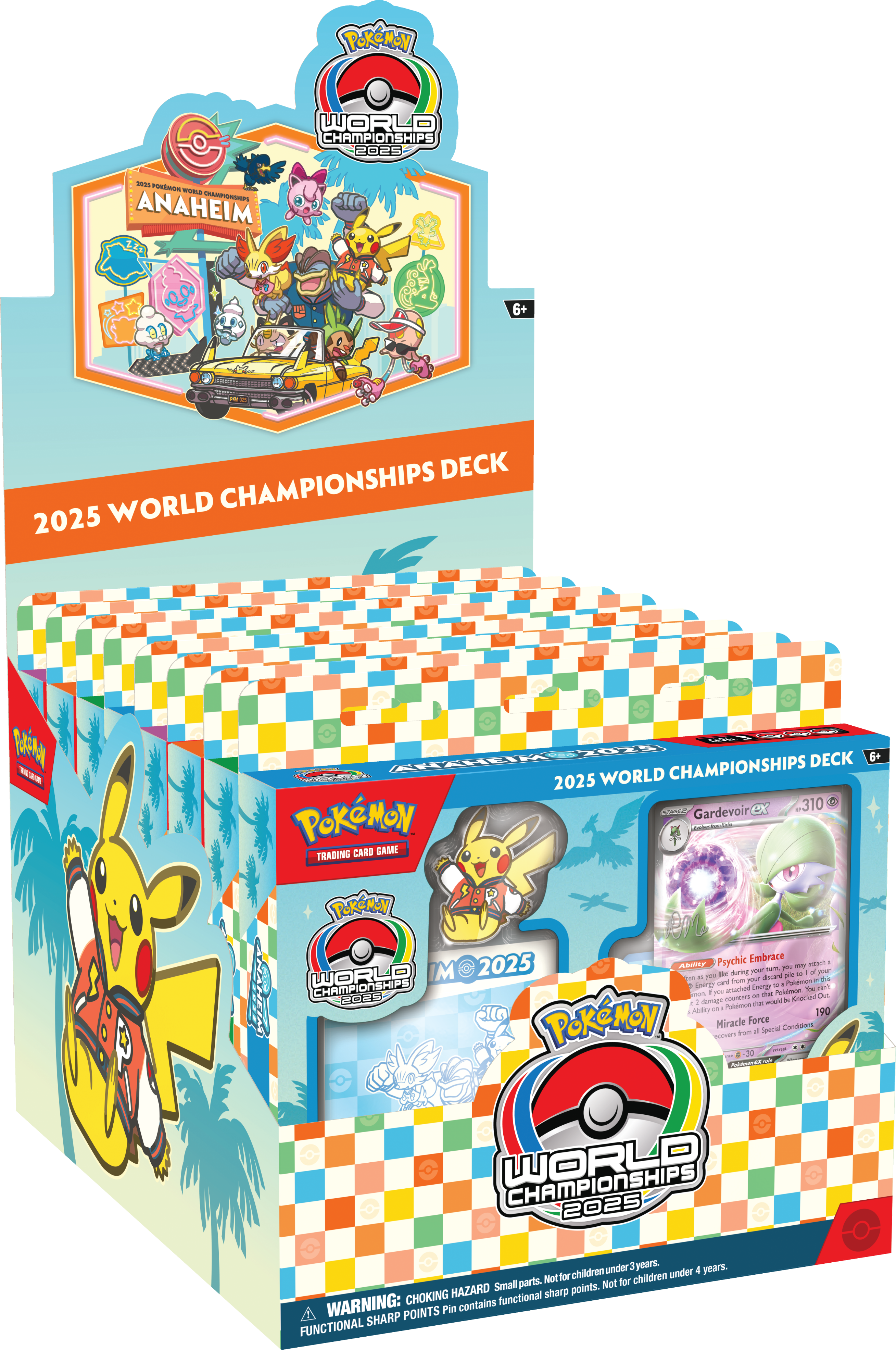 Pokémon World Championships Decks 2025 Anaheim DISPLAY