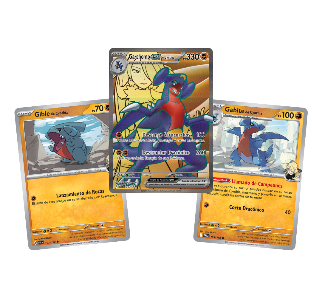 Cynthia's Garchomp ex Premium Collection - ESPAÑOL