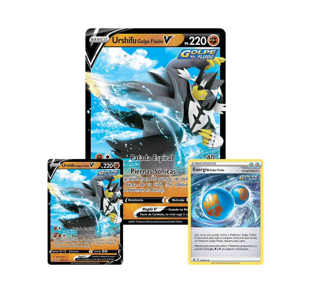 Single Strike Urshifu V Box & Rapid Strike Urshifu V Box (Par)(ESPAÑOL)