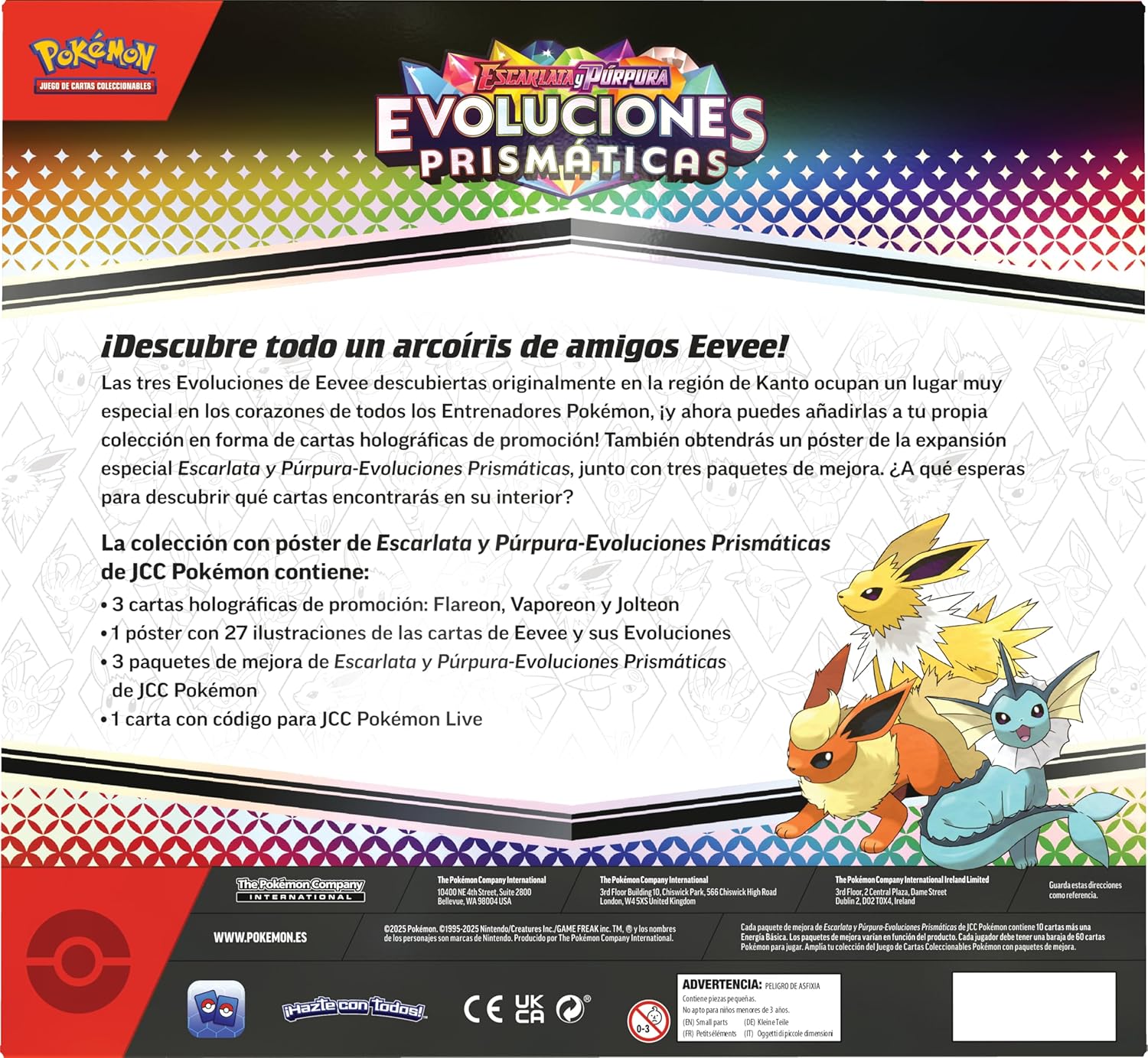 Prismatic Evolutions - Poster Collection (ESPAÑOL)-Kantocards
