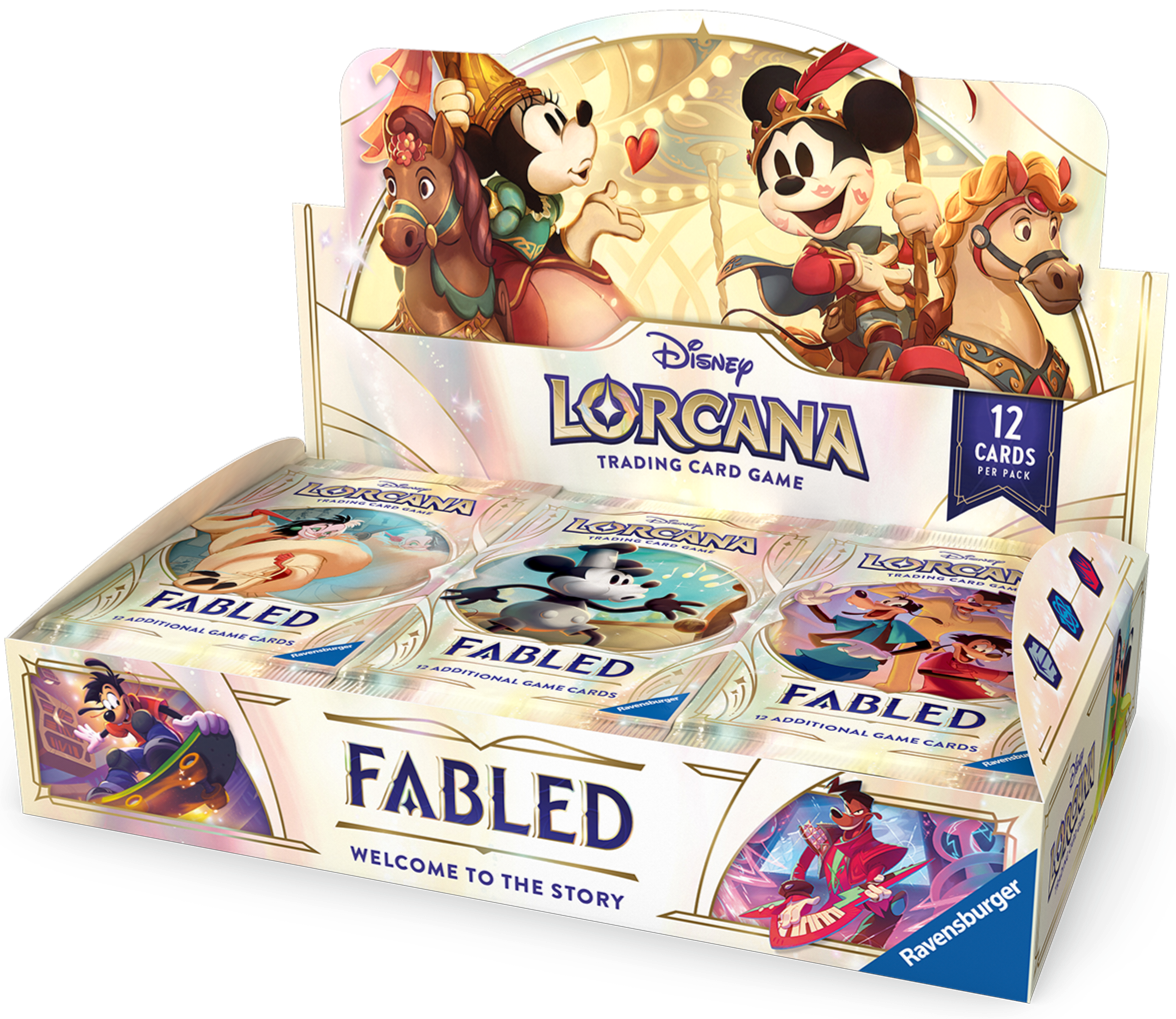 Disney Lorcana: Fabled -set 9- Booster Display – Kantocards
