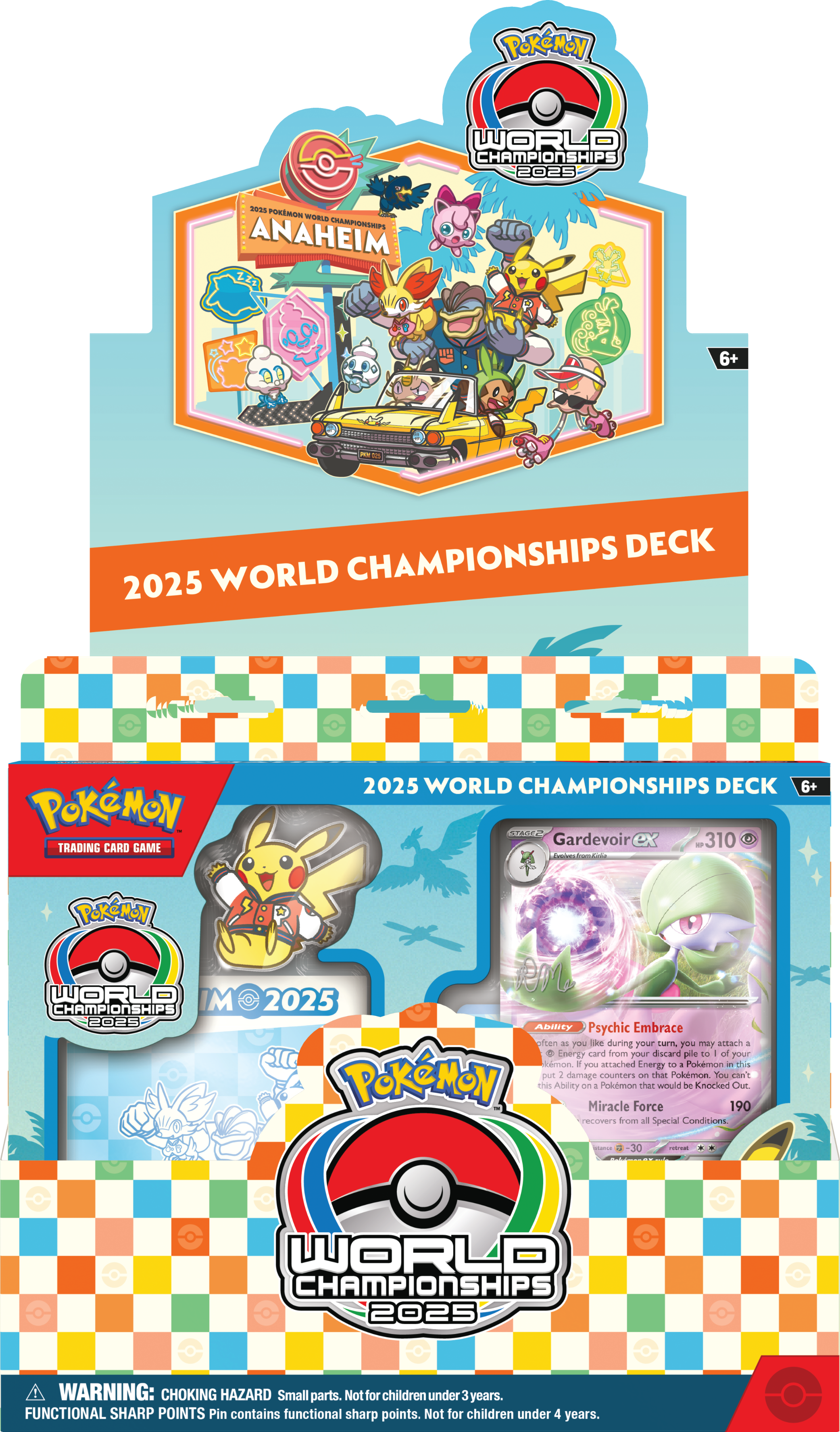 Pokémon World Championships Decks 2025 Anaheim DISPLAY