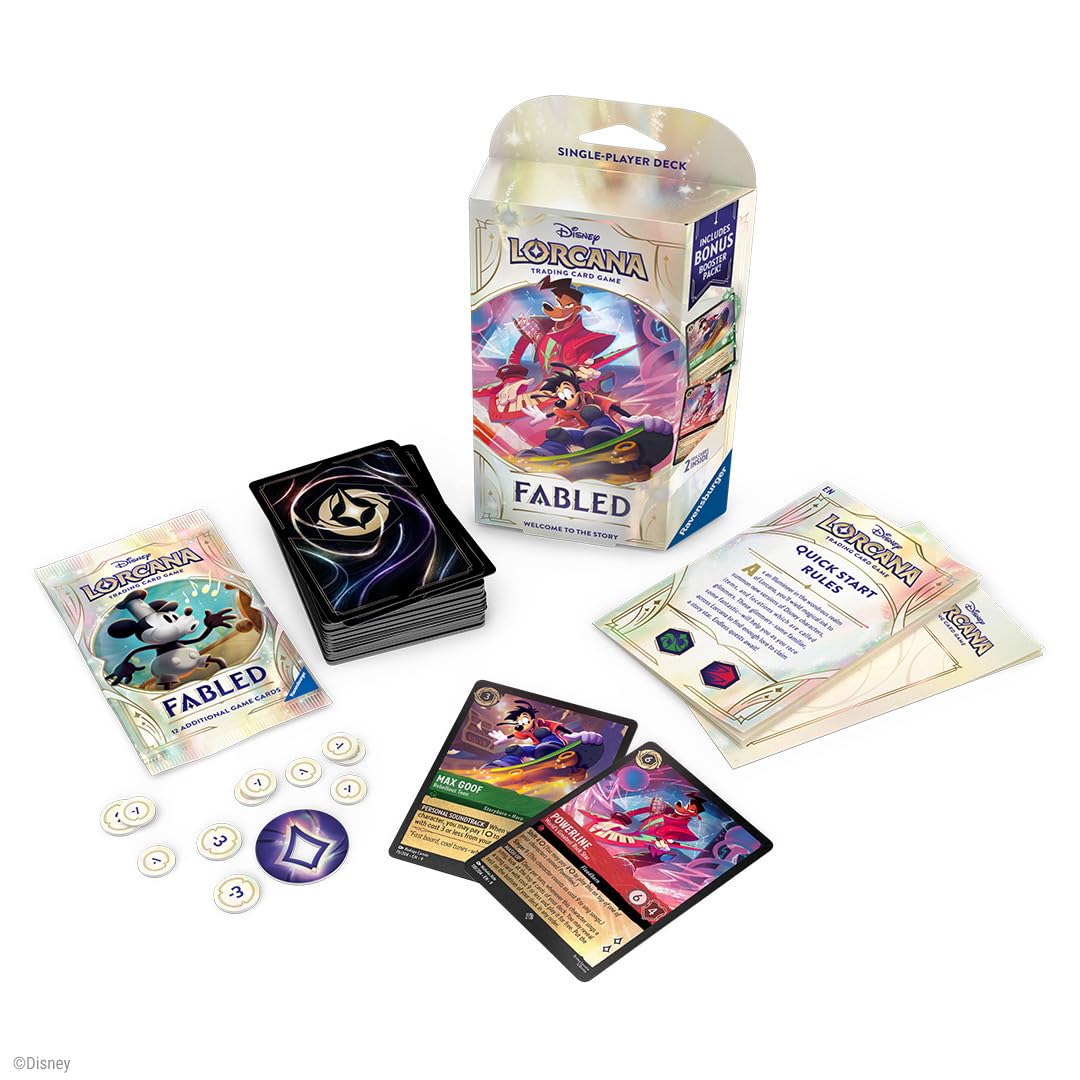 Lorcana: Fabled - Single-Player Deck - (Max Goof & Powerline) PREVENTA-Kantocards