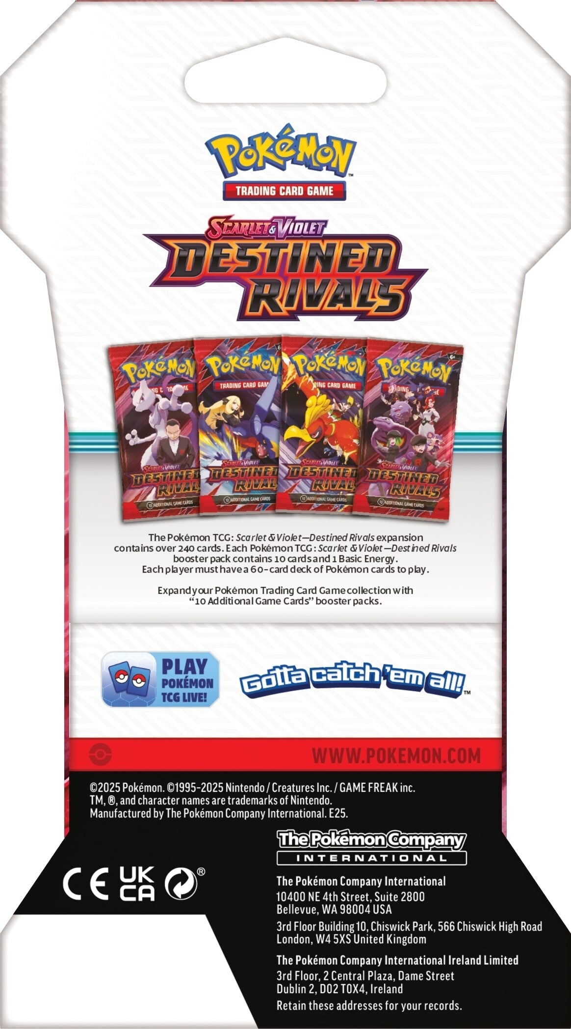 Destined Rivals - Sleeved Booster (ESPAÑOL)-Kantocards