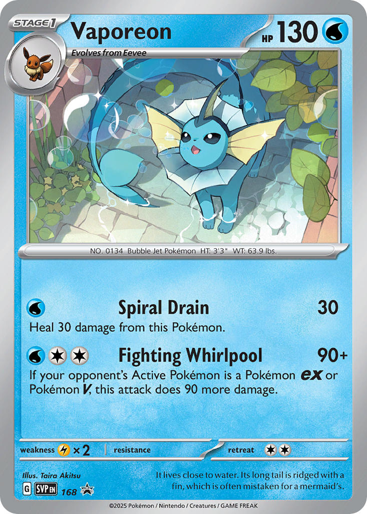 Prismatic Vaporeon Promo