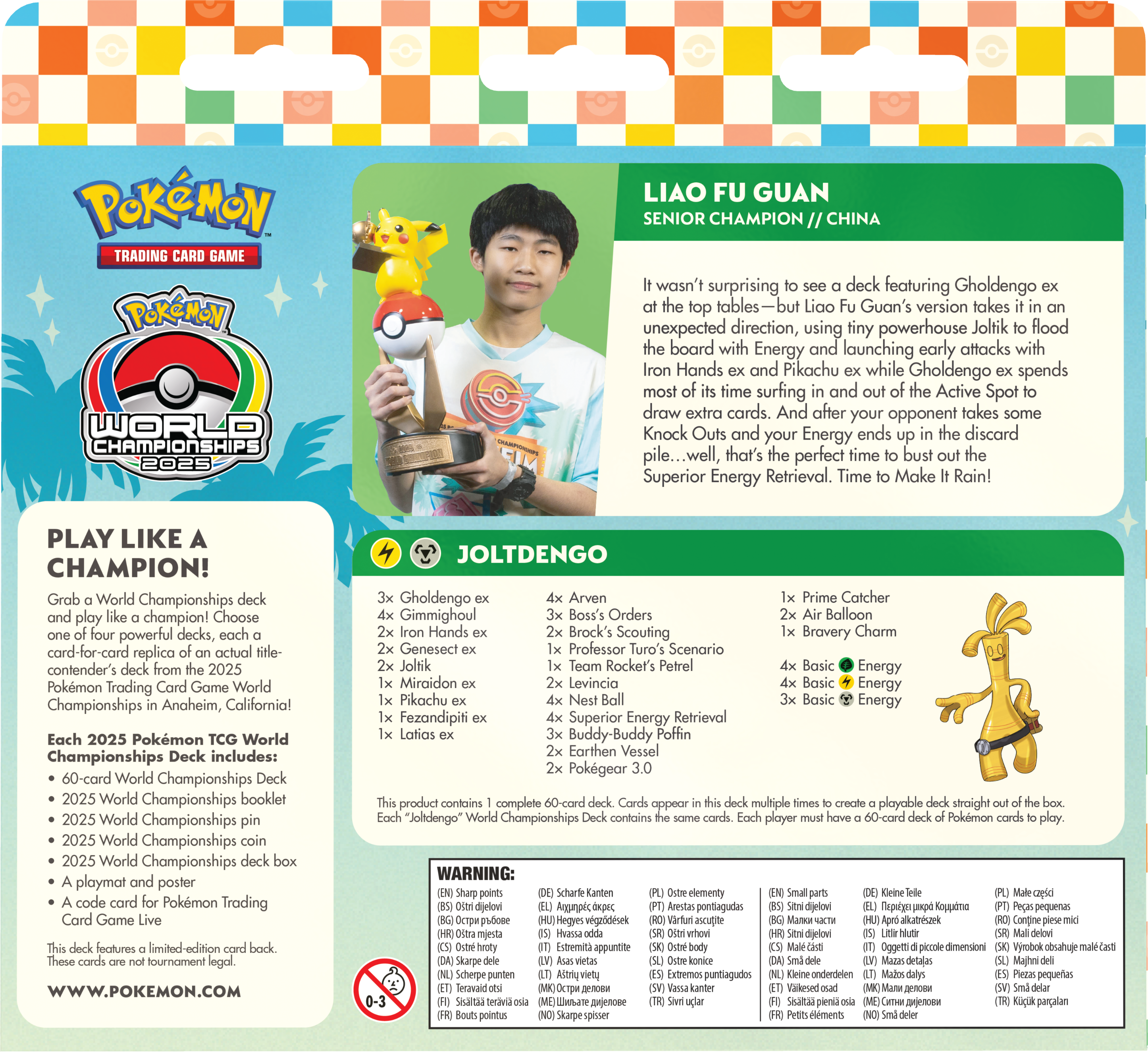 Pokémon World Championships Decks 2025 Anaheim DISPLAY