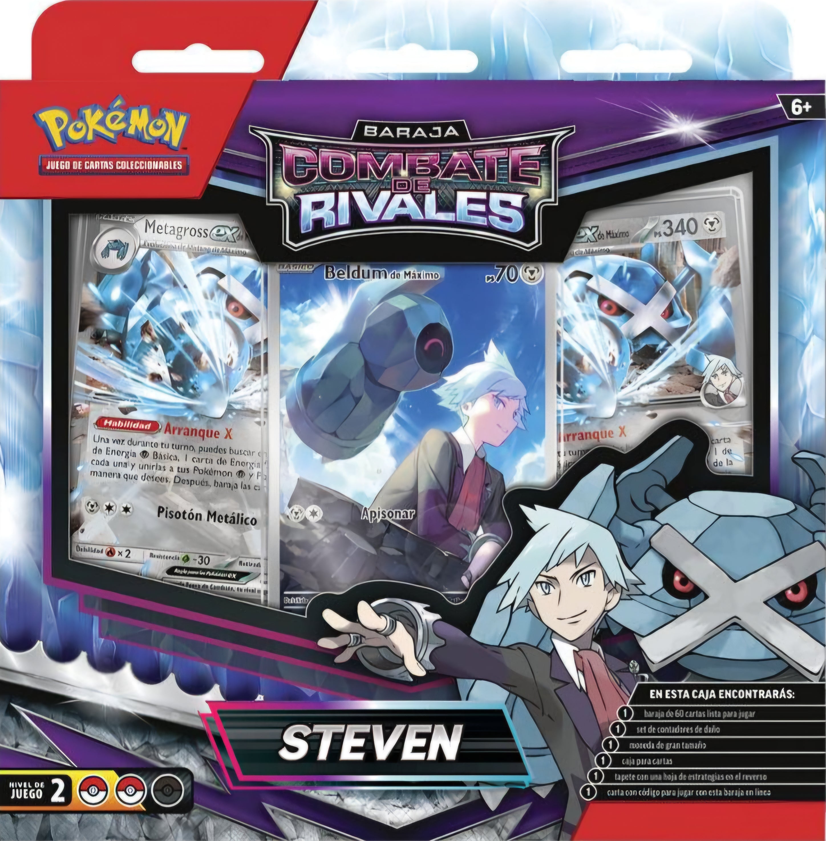 Pokemon TCG: Rival Battle Deck - Steven (ESPAÑOL)-Kantocards