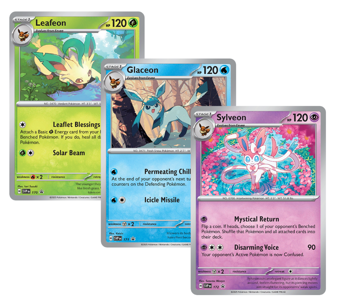 Set Trio Tech Sticker Prismatic Evolution