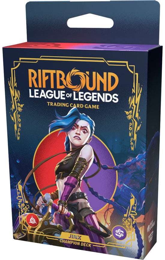 Riftbound: - ORIGINS - JINX - Champion Deck - LOL TCG