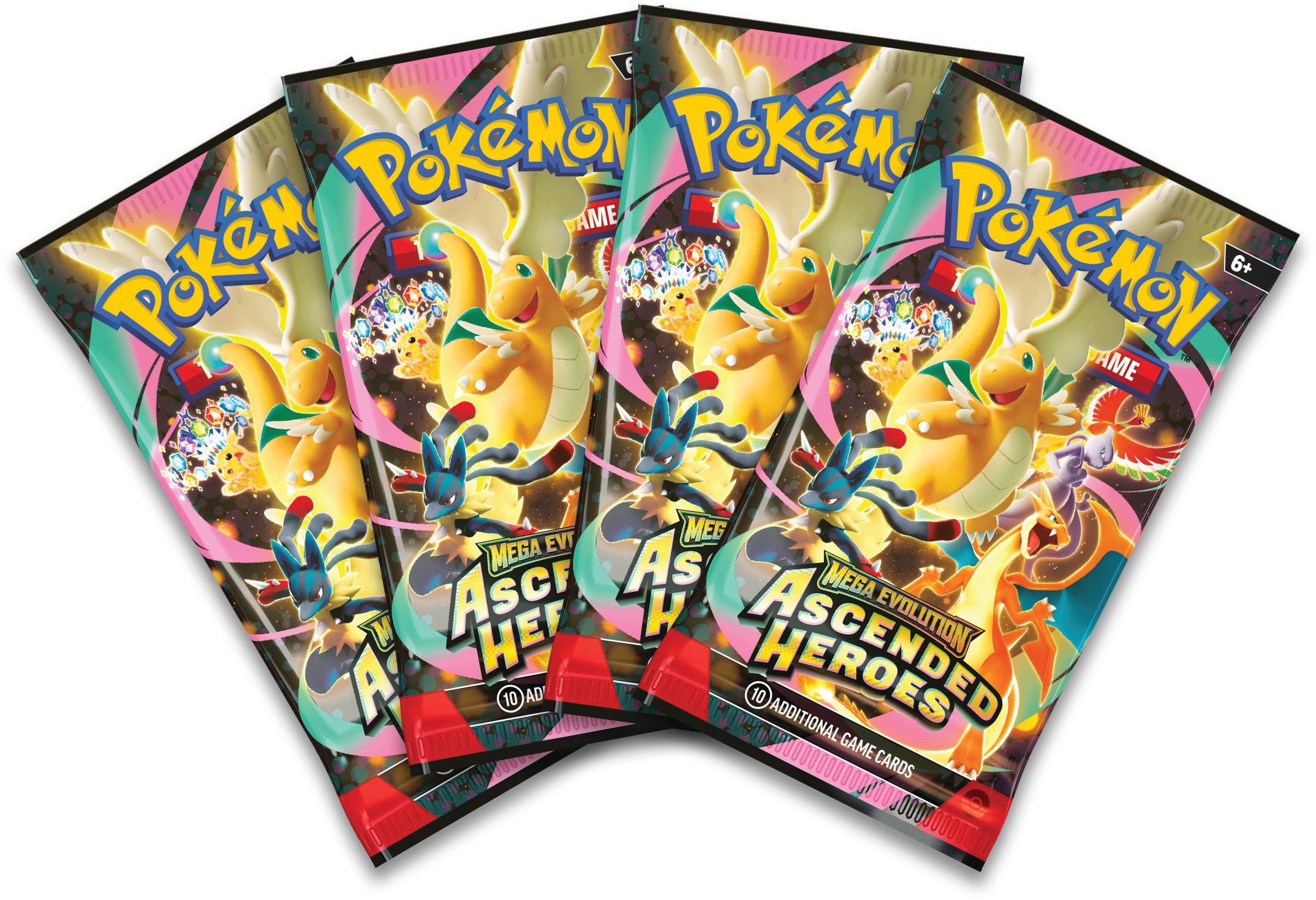 Ascended Heroes (ESPAÑOL) Mega Meganium ex Box - Mega Emboar ex Box - Mega Feraligatr ex Box (Trio) (PREVENTA)