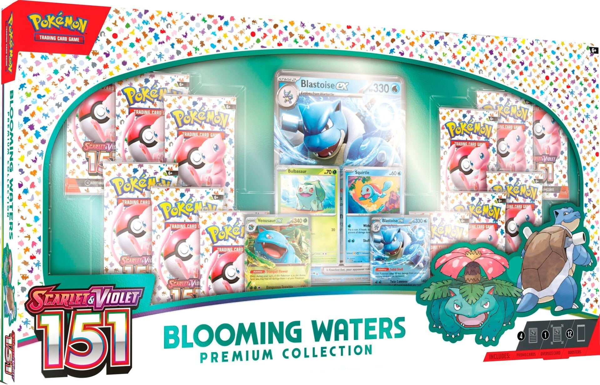 Scarlet & Violet 151 - Blooming Waters Premium Collection-Kantocards