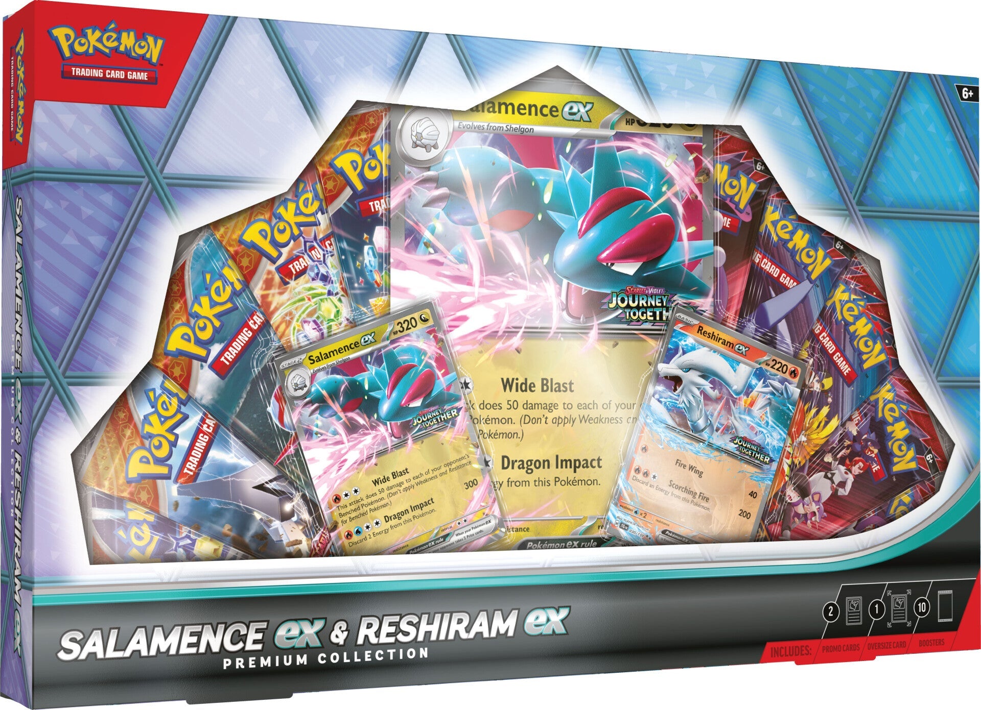 Salamence ex & Reshiram ex Premium Collection