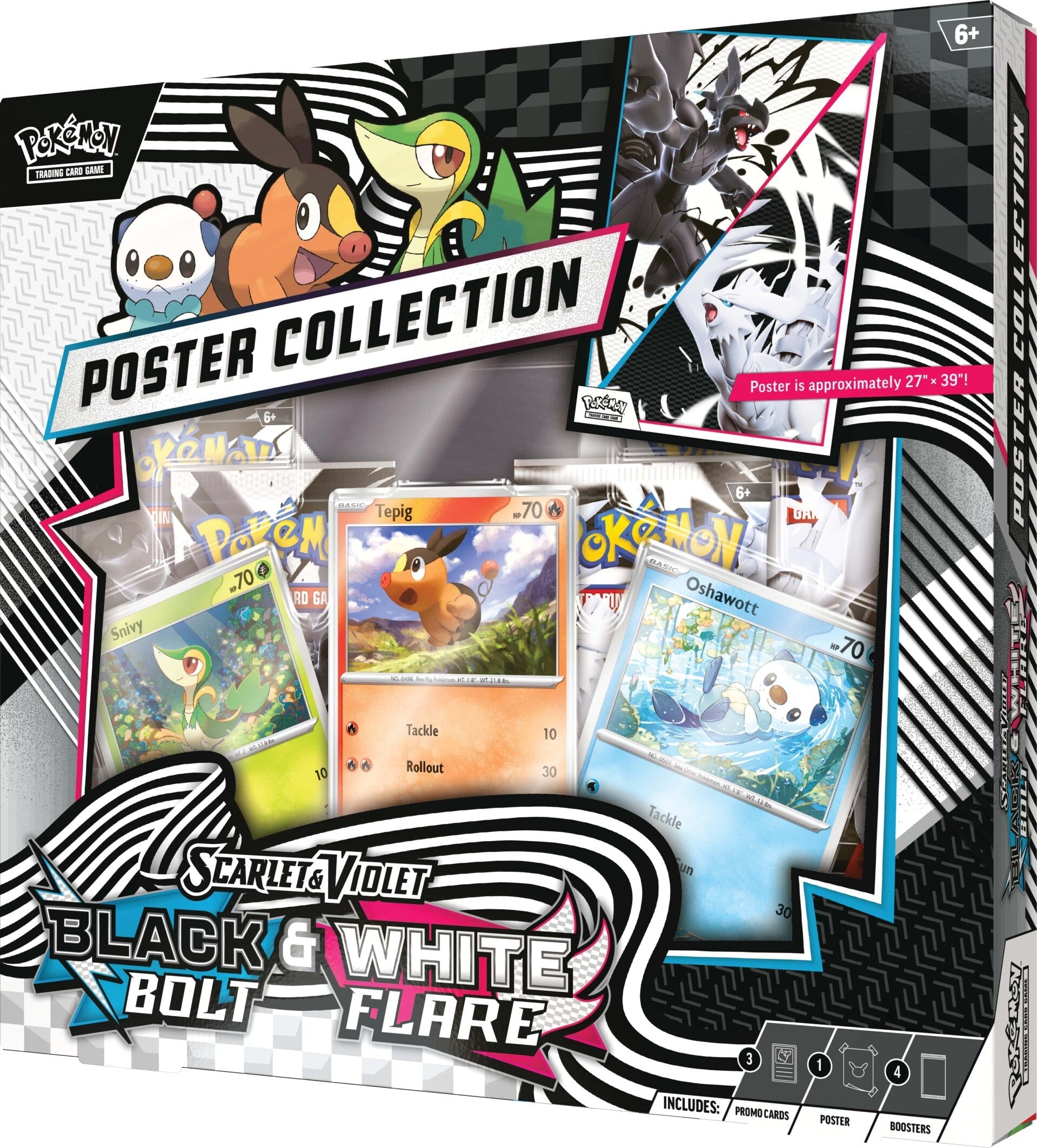 Black Bolt & White Flare - Unova Poster Collection-Kantocards