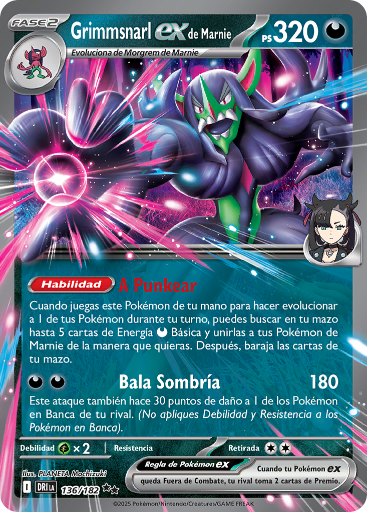 Pokémon TCG: Rival Battle Deck - Marnie (ESPAÑOL)-Kantocards