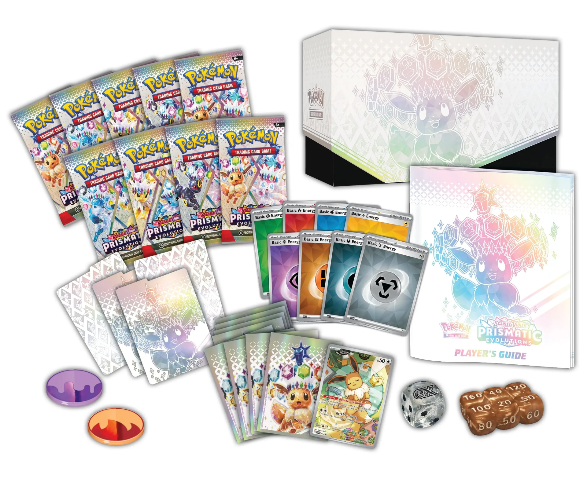 Prismatic Evolutions - Elite Trainer Box (ESPAÑOL)-Kantocards