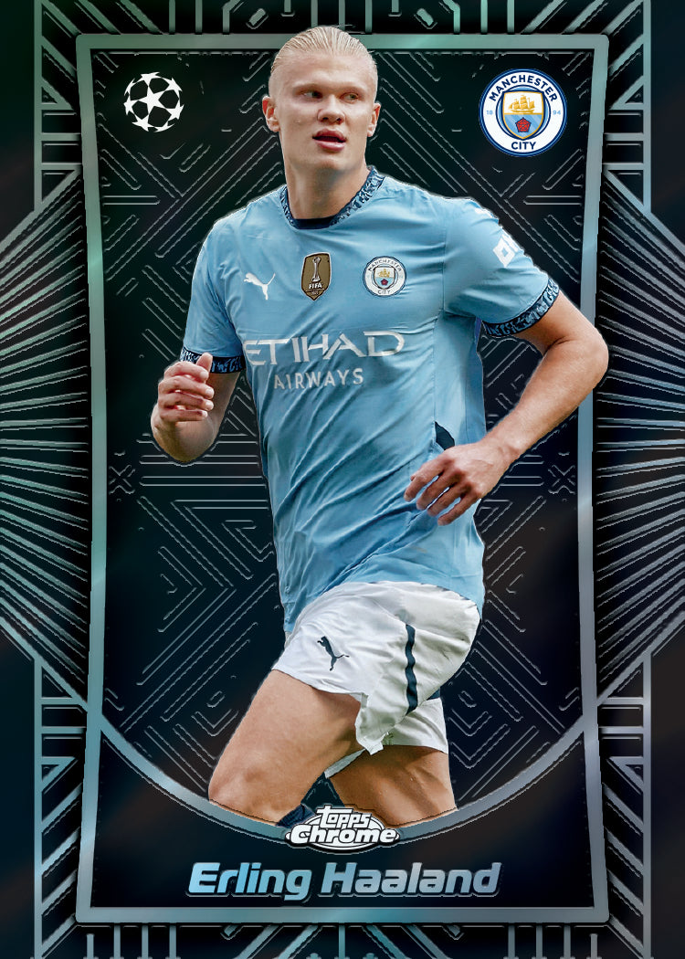 2024-25 Topps Chrome UEFA Club Competitions - Hanger Box-Kantocards