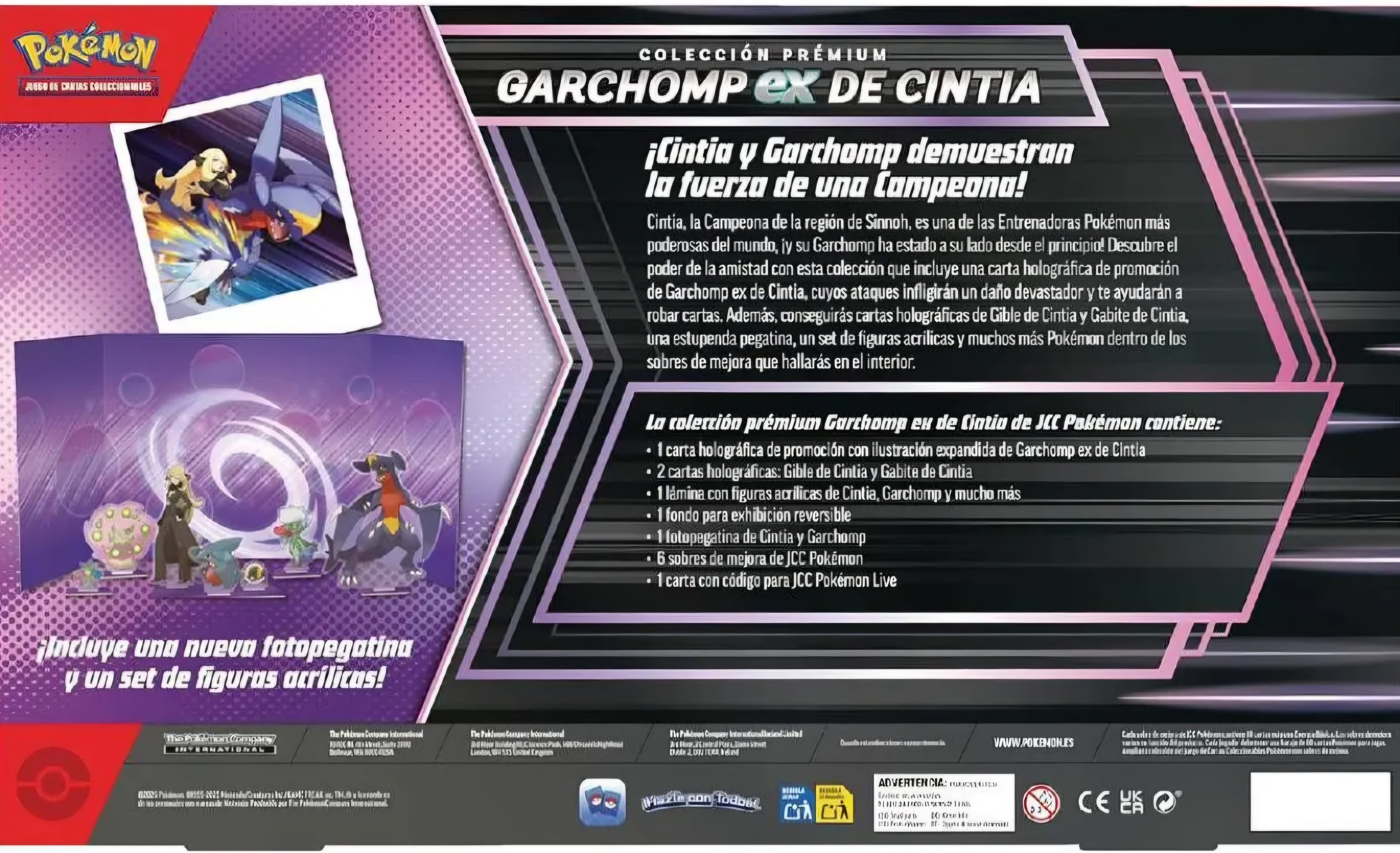 Cynthia's Garchomp ex Premium Collection - ESPAÑOL