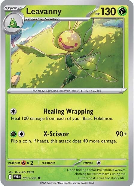 Leavanny 003/086 - Uncommon-Kantocards