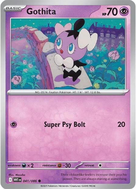 Gothita 041/086 - Common - Reverse Holo-Kantocards