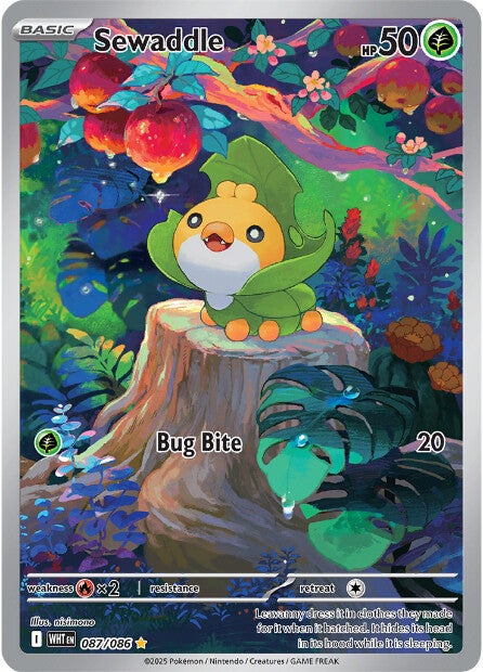 Sewaddle 087/086 - Illustration Rare-Kantocards